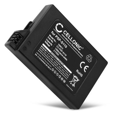 Batterie pour Sony PSP Slim & Lite 2 (PSP-2000, PSP-2003, PSP-2004), PSP Slim & Lite 3 (PSP-3001, PSP-3003, PSP-3004) 1200mAh de CELLONIC