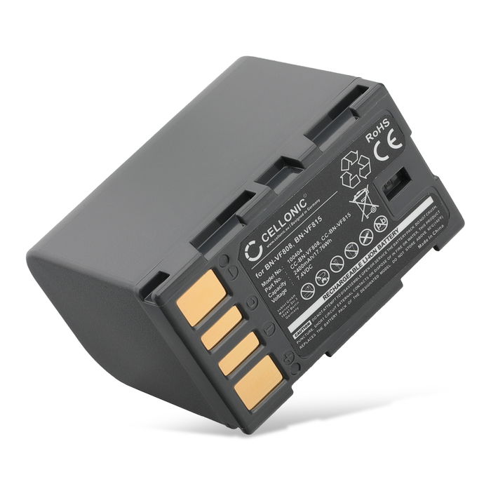 JVC BN-VF808U Batterie 2250mAh de subtel