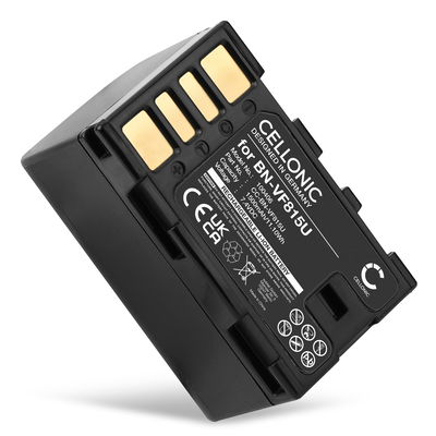 Batterij voor JVC PX100 HM200 MG330 HM100 D728 D750 HD200 BNVF808 BNVF823 1500mAh camera van CELLONIC