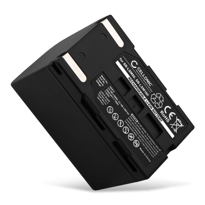 SB-LSM160,SB-LSM320,SB-LSM80 accu voor Samsung VP-D361 VP-D371 VP-D351 VP-DC171 VP-DC161 VP-D352 VP-D353 VP-D453 VP-D363 - 2400mAh vervangende accu voor camera