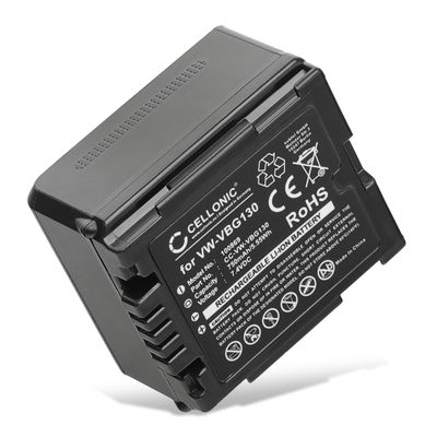 Batterie pour Panasonic HDC-SD10 SD300 SD707 SD600 SD5 SD9 HDC-TM700 SDR-H250 H20 H40 H80 HS9 750mAh de CELLONIC