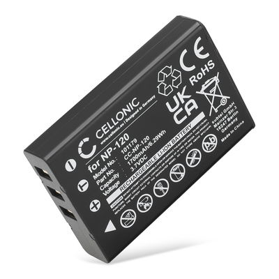 Batterij voor FujiFilm FinePix F10, F11, M603, NP-120 1700mAh van CELLONIC