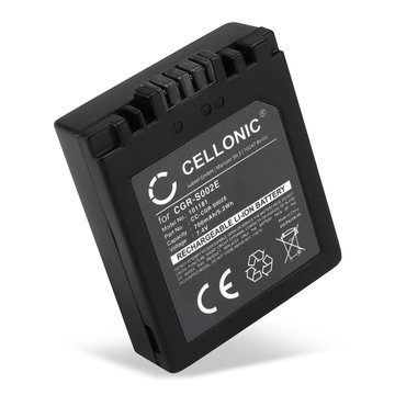 1x Batterie pour Panasonic Lumix DMC FZ20, FZ5, FZ1, FZ10, FZ2, FZ3, FZ4, FZ15, CGA-S002 CGA-S002e CGA-S002e-1B CGR-S002 DMW-BM7 (700mAh, 7.4V) de CELLONIC