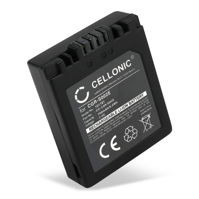 Panasonic CGA-S002E/1B Batterie 700mAh de CELLONIC