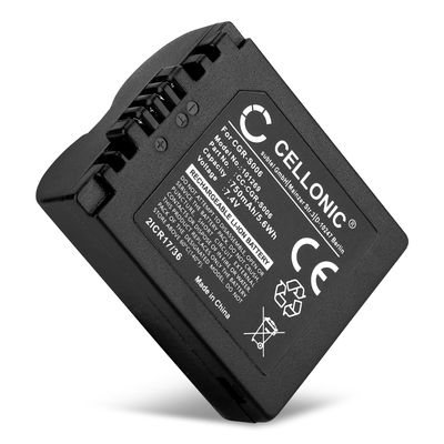 Batterij voor Panasonic FZ18, FZ28, FZ50,FZ28, FZ30 & Leica VLUX 1 Camera - CGR-S006E & Leica BP-DC4-E Accu voor fototoestel - 750mAh