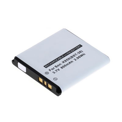Batterie BST-38 800mAh pour téléphone portable Sony Ericsson C902, C510, C905, R300, K850i, T303, W580i