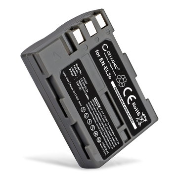Batterie 1600mAh pour appareil photo Nikon D90, D700, D300 - Remplacement modèle EN-EL3e