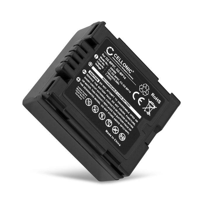 DZ-BP14,DZ-BP07,LIP07 accu voor Hitachi DZ-BX35 DZ-BX37 DZ-GX20 DZ-GX25 DZ-GX3100 DZ-GX3200 DZ-GX3300 - 750mAh DZ-BP07,DZ-BP14,DZ-BP21 vervangende accu voor camera
