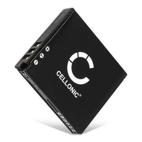 Batterie pour Appareils Photo Ricoh Caplio R6, R7; CX1; CX2; R10; R8 Leica BP-DC6 (1050mAh, 3.7V) de CELLONIC