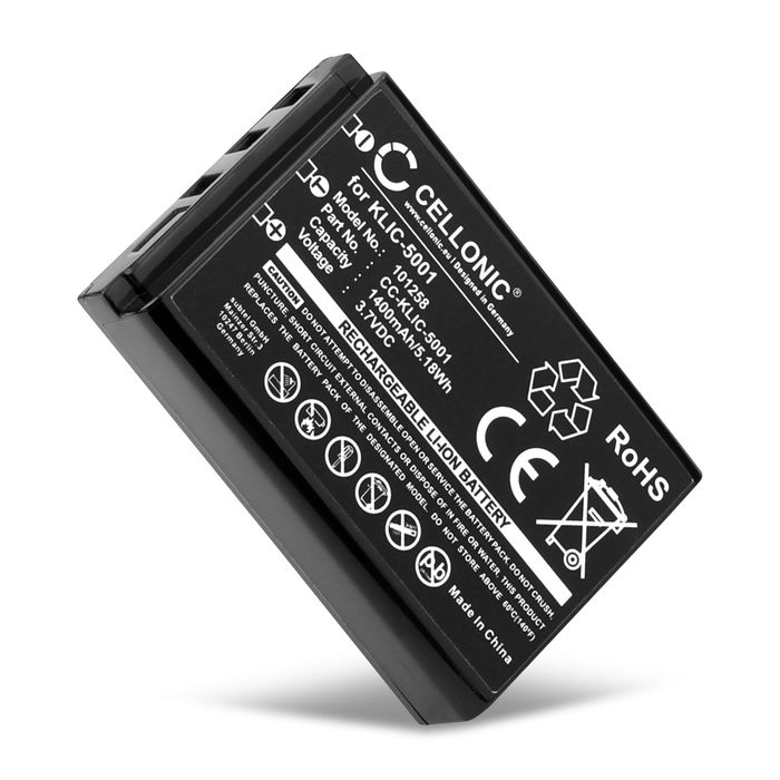 Batterie Sanyo Xacti VPC-HD2000, 1400mAh