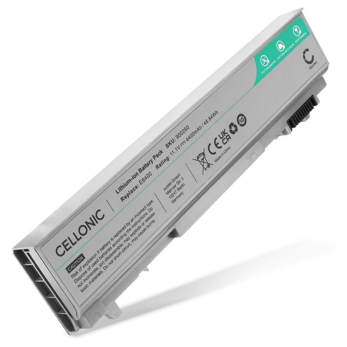 Battery for Dell Latitude E6500, E6410, E6400, E6510 , Precision M4500, M4400, M2400, Latitude E6410 ATG, Dell DFNCH 11.1V 4400mAh from CELLONIC