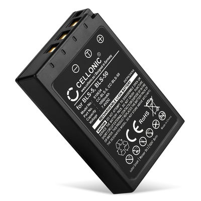 1x Batterie pour Olympus OM-D E-M10 Mark II, III, IV, Pen E-P3, E-PL6, E-PL7, E-PL8, Stylus 1 BLS-5, BLS-50 (1000mAh, 7.4V) de CELLONIC