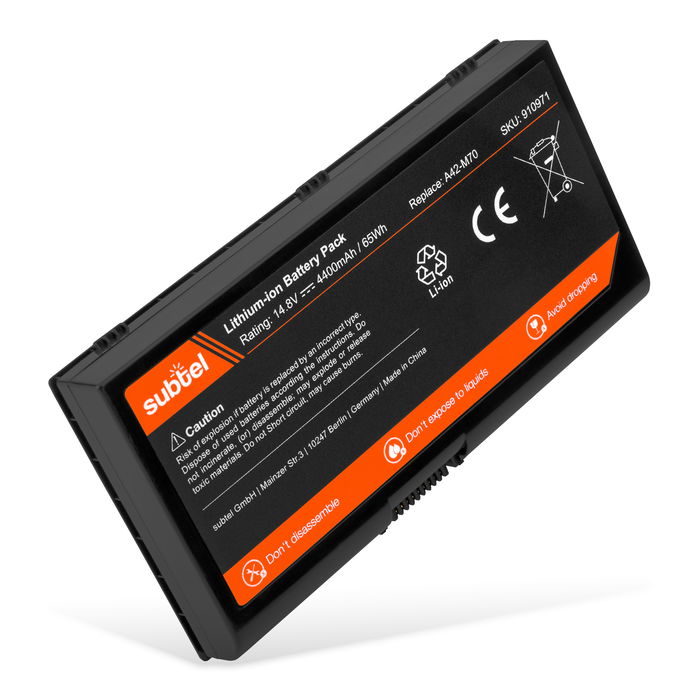 ASUS Asus A42-M70 Batterie 14.8V 4400mAh de subtel
