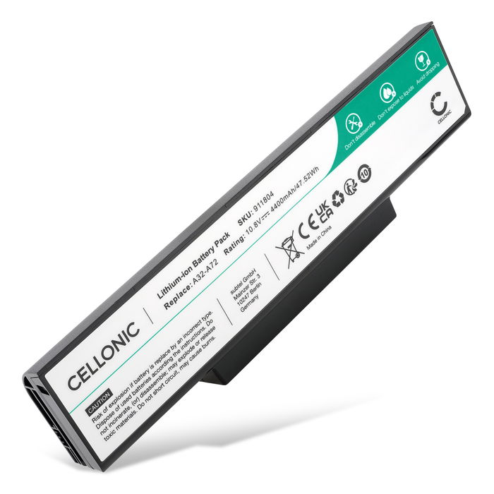 ASUS K72F Accu Batterij 4400mAh van subtel