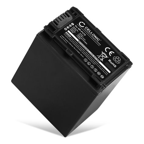 Batterie pour Appareils Photo Sony AX53 4K HANDYCAM FDR-AX53; DCR-PJ5; DCR-SR15; DEV-3 (2200mAh, 7.4V) de CELLONIC