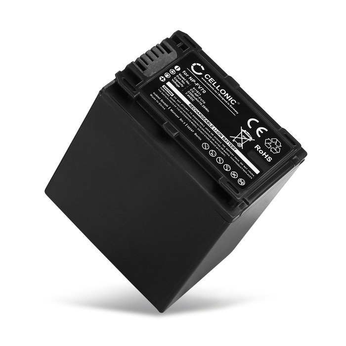 NP-FV90 Battery for Sony FDR-AX33, HDR-CX625, FDR-AX100, FDR-AX700, PXW-X70, HDR-PJ810 2200mAh Camera Battery Replacement NP-FV90