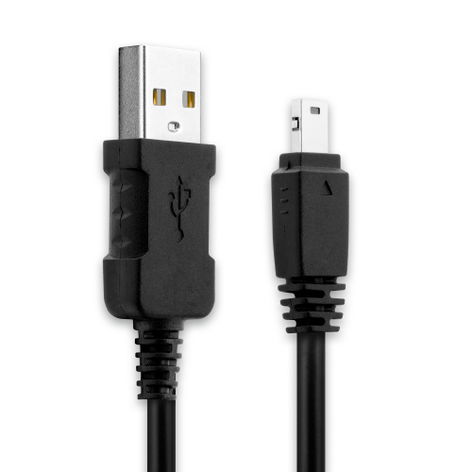 Câble EMC-6 12 Pin / USB A 1m subtel Casio Exilim EX-F1, EX-FC100, EX-FC150, EX-FC200S, EX-FC300S EMC-5, EMC-6