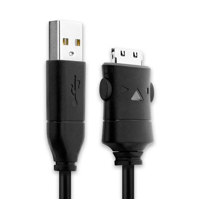 USB Kabel compatibel met Samsung YP-K3 YP-K5 YP-P2 YP-P3 YP-Q1 YP-Q3 YP-R1 YP-S3 YP-S5 YP-T10 YP-T9 - 1.5m Oplaadkabel Laad Snoer PVC Datakabel zwart