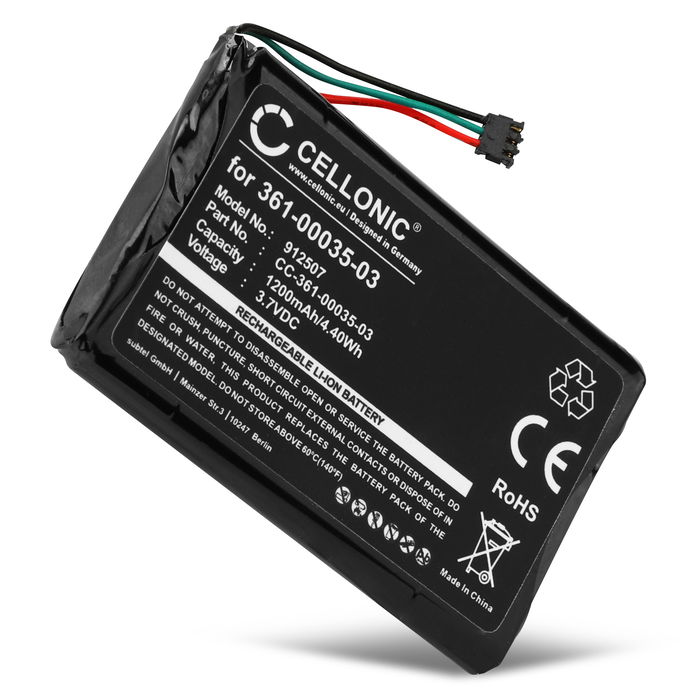 Garmin Edge 810 Accu Batterij 1200mAh van CELLONIC