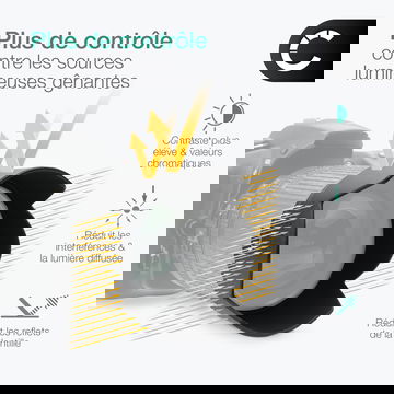 CELLONIC ET-67 Pare-soleil Cylindrique / Rond pour Canon EF 100mm f/2.8 Macro USM Parasoleil Objectif en Plastique