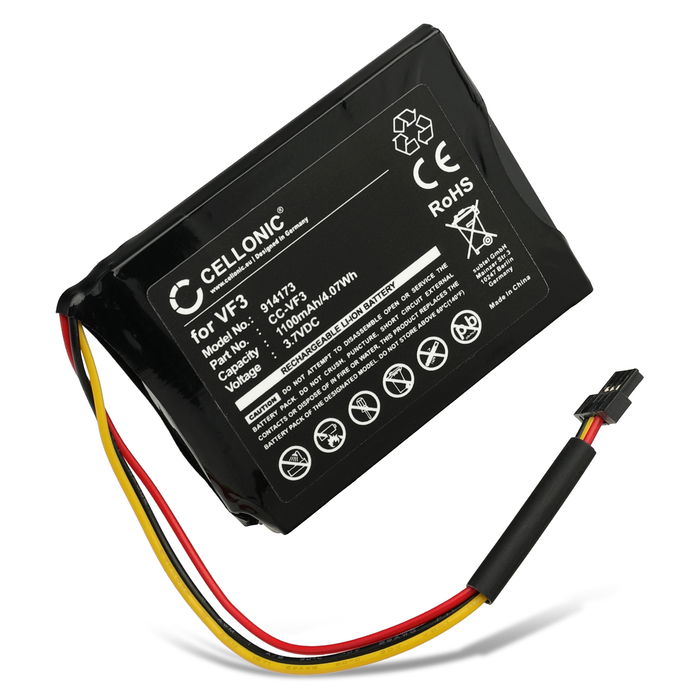 TomTom GO XL 310 Accu Batterij 1100mAh van subtel