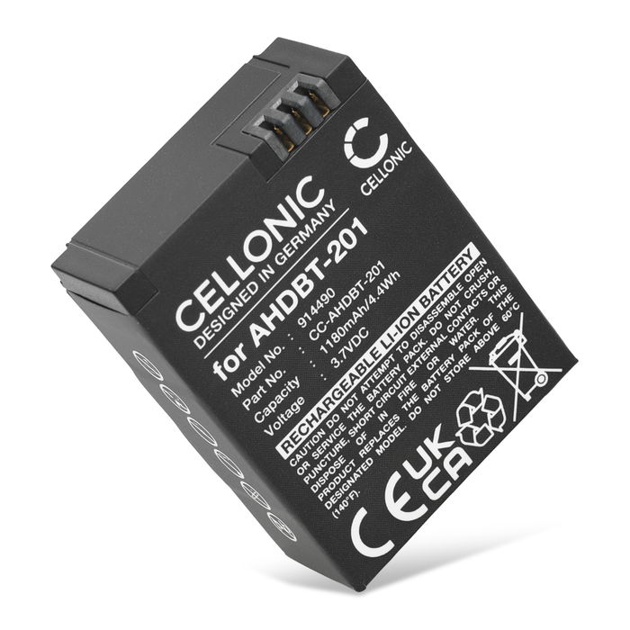GoPro Hero 3 Silver Battery 1180mAh from CELLONIC