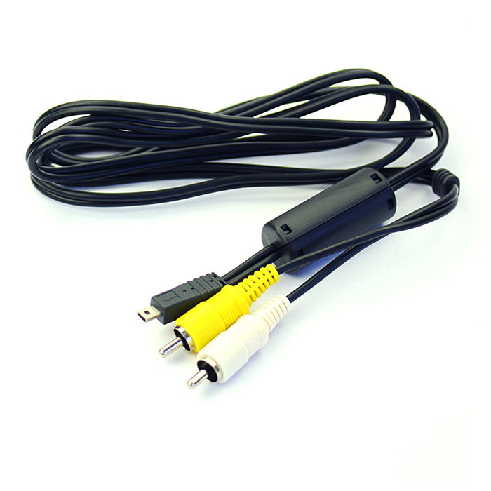 Câble RCA pour BenQ DC E800 / DC E820 / DC E1480 / DC E1465 / AC 100 / AE100 / AE200 / G1 / GH200 - Cordon AV de 0,6m, Connecteur RCA, Câble Audio-Vidéo Composite pour TV, DVD, Blu-Ray, Caméra, Console
