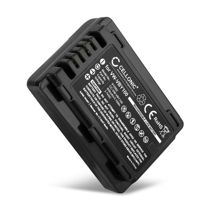 Panasonic HDC-SD60 Accu Batterij 850mAh van CELLONIC
