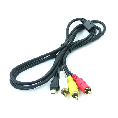 RCA-kabel voor Pentax Optio S1 / Optio LS465, TV, DVD, Blu-Ray, Camera, Console – 1.5m AV-kabel, RCA-connector, Audio-Video Composiet
