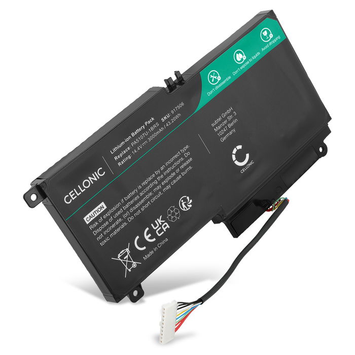 Toshiba 7D013201M Batterij 3000mAh van Cellonic