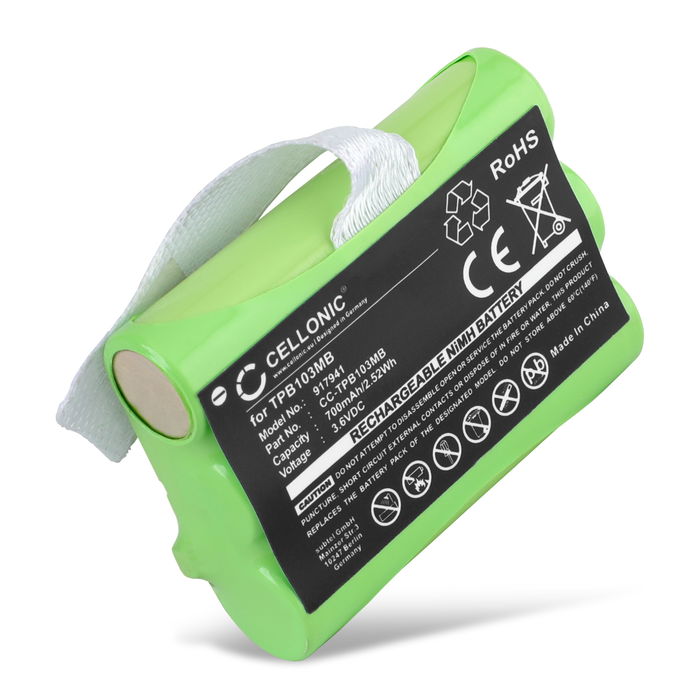 Topcom Twintalker 3700 Accu Batterij 700mAh van subtel