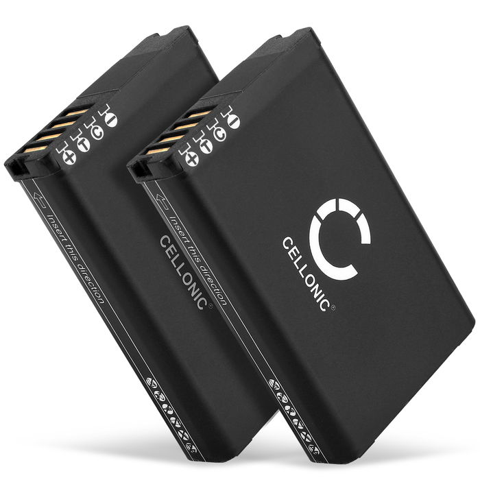 2x Garmin Alpha 300 Batterie 2200mAh de Cellonic
