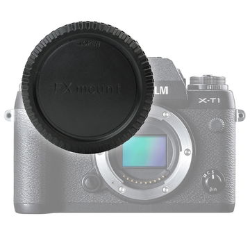 Camera Body Cap / Behuizingsdeksel voor Fuji X-A1 X-A2 X-E1 X-E2 X-E2S X-M1 X-Pro1 X-Pro2 X-T1 X-T10 X-T2 X-T20 (BCP-001), Bajonet Dop, Cover, Beschermkap Fuji X Mount