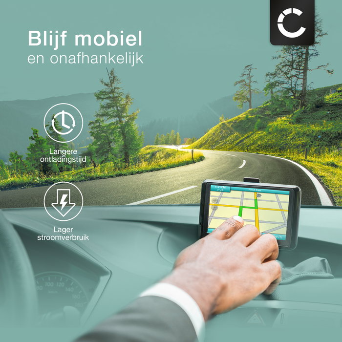 CELLONIC 1x Akku für Navigation Kompatibel mit Garmin Camper 760LMT-D, Dezl 760, Camper 760, 361-00066-00