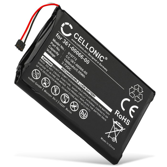 Garmin Camper 760 Batterie 1500mAh de CELLONIC