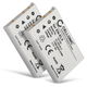 2x 1180mAh 3.7V