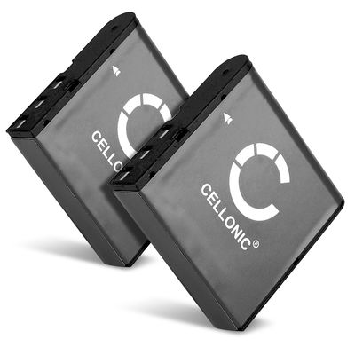 2x Batterij voor Kodak PIXPRO AZ528, AZ421, AZ422, AZ521, AZ365, AZ525, AZ361, AZ527, LB-060 LB-060 Accu (950mAh, 3.7V) van CELLONIC