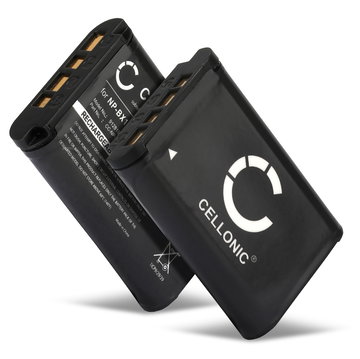 2x Batterie 1090mAh pour appareil photo Sony Cyber-shot DSC-RX100, HDR-MV1 - Remplacement modèle NP-BX1 NP-BX1