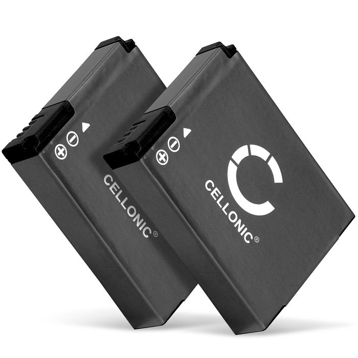 2x GoPro AHDBT-001 Accu Batterij 1100mAh van CELLONIC