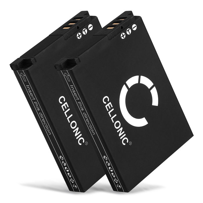 2x Batterie Toshiba Camileo X-SPORTS - 1050mAh