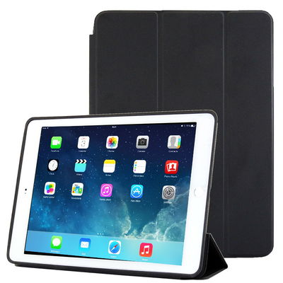Étui avec stand intégré pour tablette iPad Air 2 (Wake / Sleep) - Plastique, couleur noir Housse Pochette