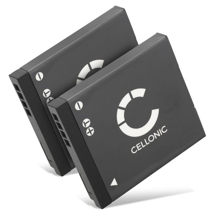 2x Panasonic Lumix DMC-FS40 Accu Batterij 700mAh van CELLONIC