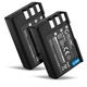 2x Accu EN-EL9 1000mAh