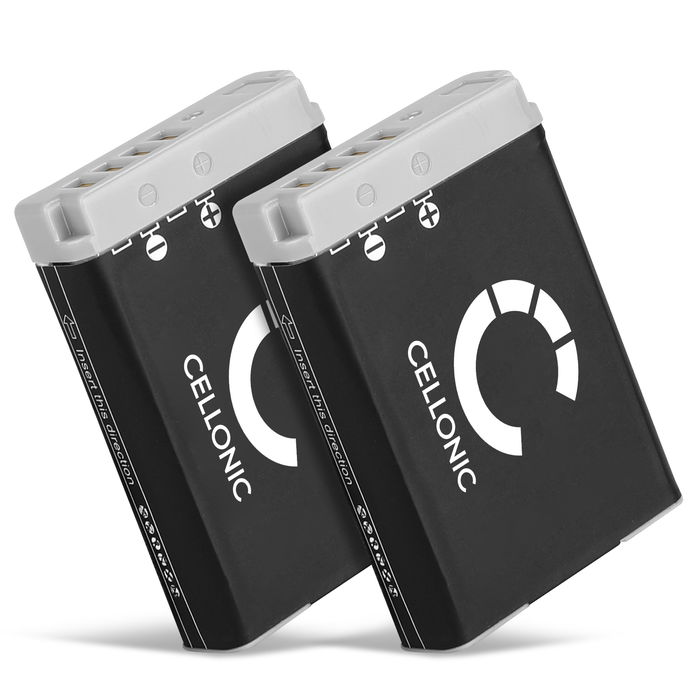 2x Canon PowerShot G7 X Mark III Batterij 1010mAh van Cellonic