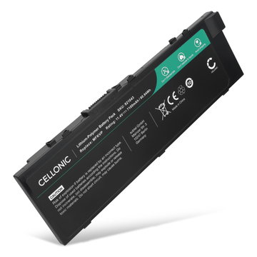 1x Batterij voor Dell Precision M7510, M7710, 15 7510, 15 7520, 17 7710, M7520, MFKVP, GR5D3, RDYCT Laptop - 6400mAh 11.1V 