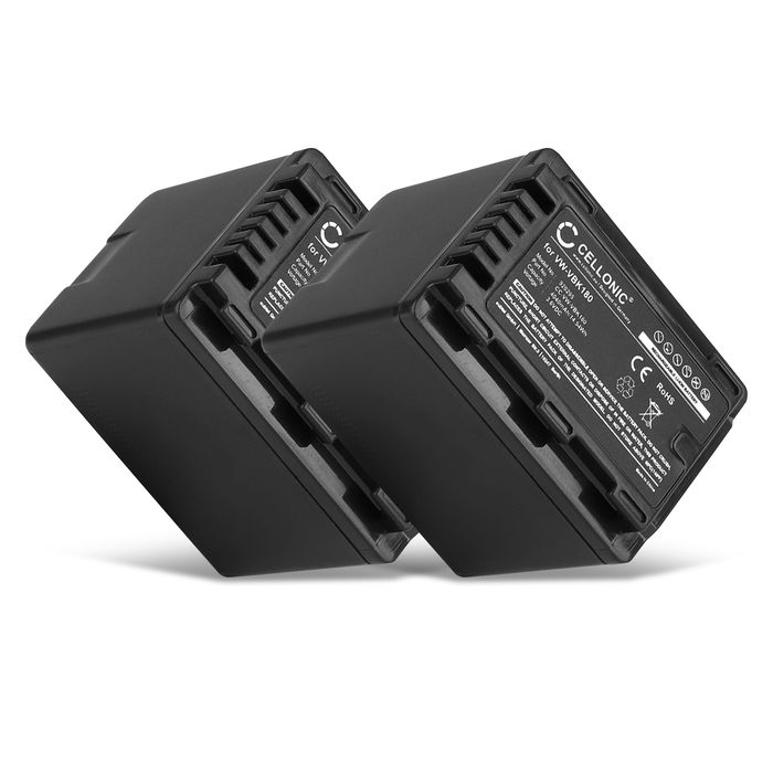 2x Battery Panasonic HC-VXF990 - 4040mAh