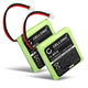 2x 600mAh 2.4V