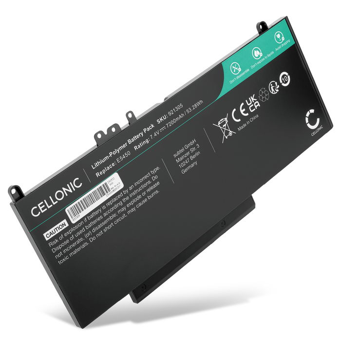 Dell Latitude E5570 Batterie 7200mAh de subtel