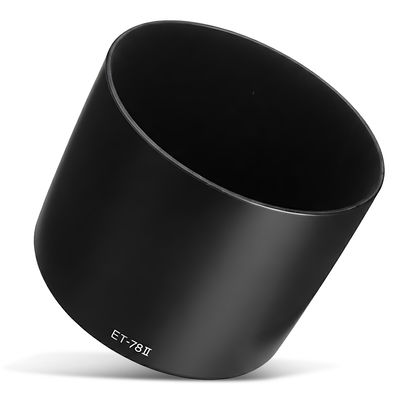 ET-78 II Camera Zonnekap voor Canon EF 135mm f/2L USM, EF 180mm f/3.5L Macro USM – Plastic bajonet Rond Zonnekap van CELLONIC