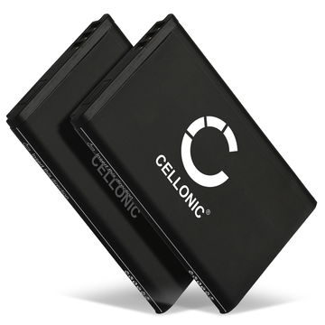 2x Batterie A051,10000058 1200mAh pour téléphone fixe Telekom Sinus 806